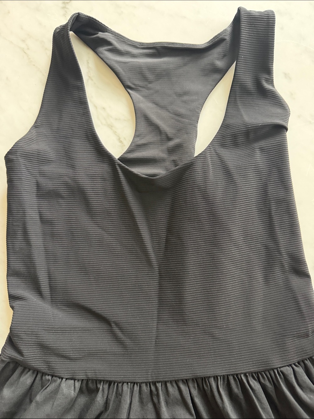 Sweaty Betty Black Racerback Midi Dress - Picture 2 of 6